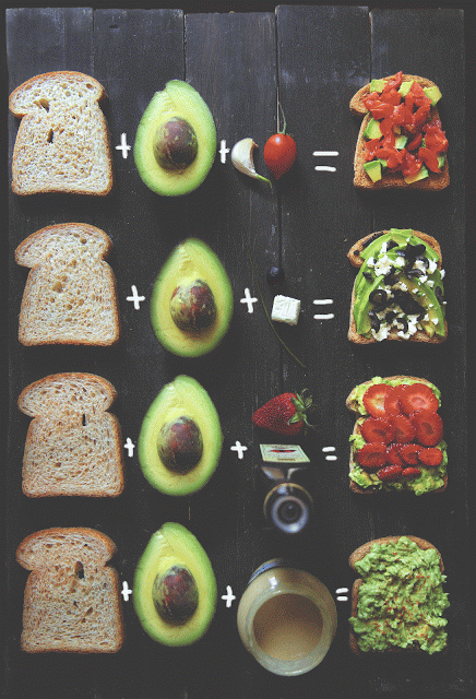 Ricette migliori avocado toast GIF 