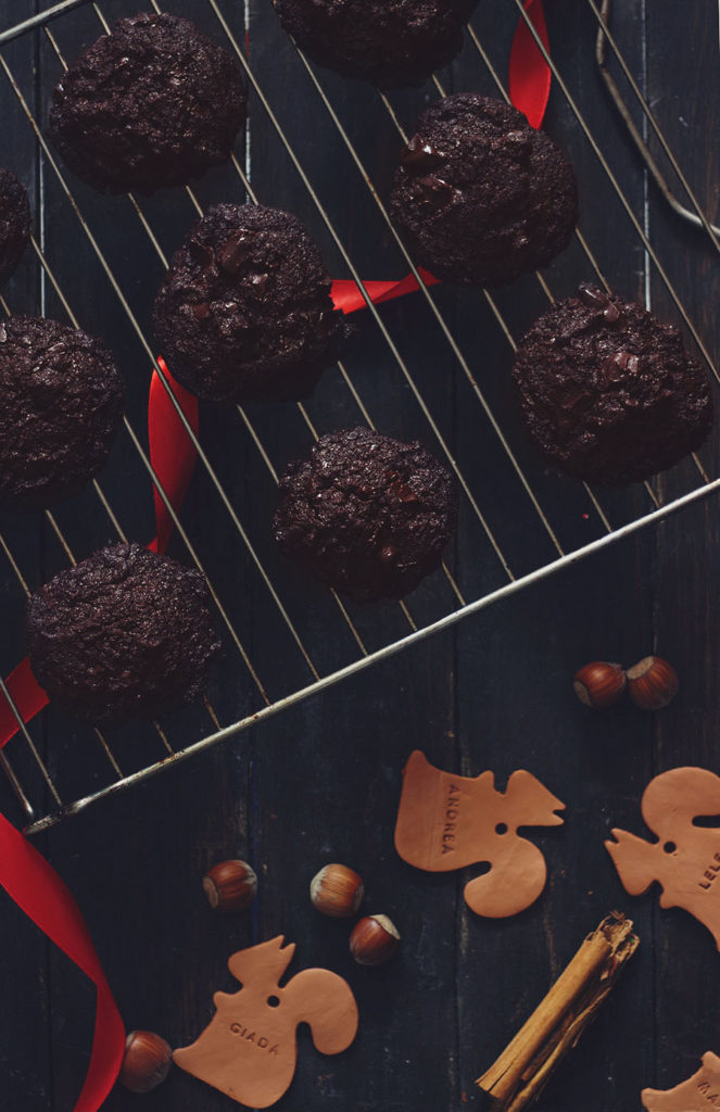 Cookies al cioccolato e cacao da congelare